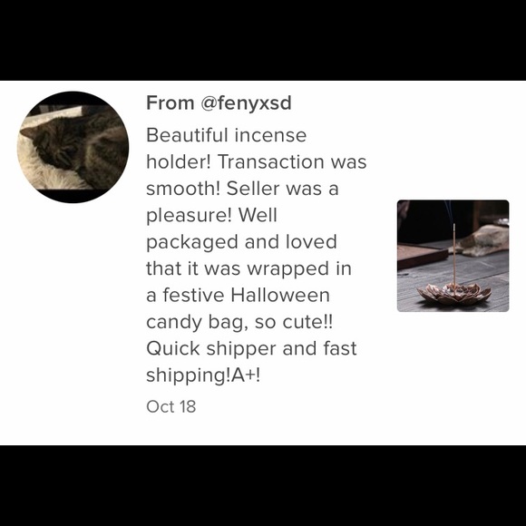 New! Bronze Lotus Cone Incense Holder - Picture 14 of 14